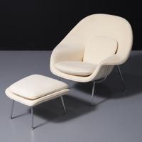 Eero Saarinen WOMB Chair & Ottoman - Sold for $1,664 on 10-10-2026 (Lot 39).jpg